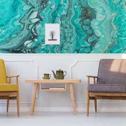 image-Luxurious Self-Adhesive Marble Pattern Wallpaper - Easy Install, Peel & Stick Design