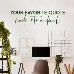 image-Customized Wall Decal - Personalized Statement Vinyl Lettering Sticker