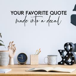 image-Customized Wall Decal - Personalized Statement Vinyl Lettering Sticker