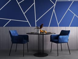 image-Geometric Wall Stickers, Elegant Gold Decal Design, Modern Wall Art