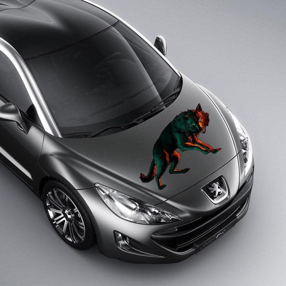 image-Custom Car Hood Vinyl Sticker - Wrap For Truck Art Decal
