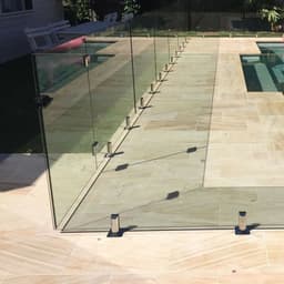 image-Round Stainless Steel Stair Pool Clamp Fence