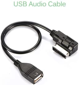 image-AMI MMI MDI to USB Female Cable Data Sync Charging Adapter for Audi A3