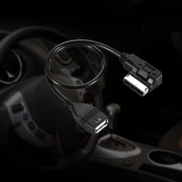image-AMI MMI MDI to USB Female Cable Data Sync Charging Adapter for Audi A3