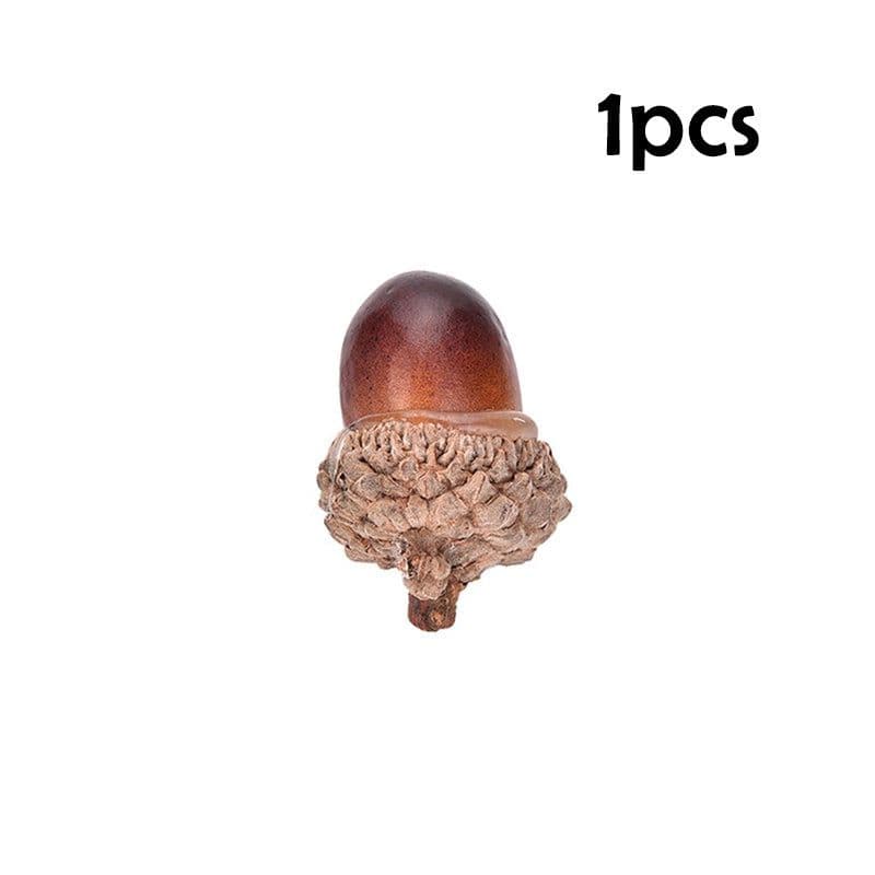 image-Fake Artificial Acorn Oak Foam Xmas Decoration