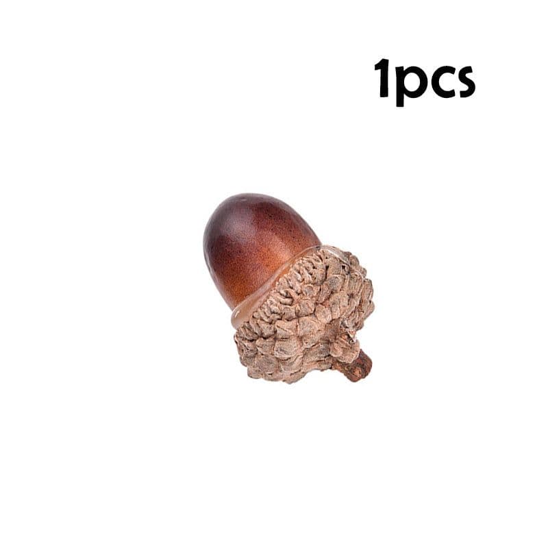 image-Fake Artificial Acorn Oak Foam Xmas Decoration