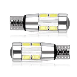 image-2Pcs Car T10 W5W 194 10-LED Wedge Light Cool Blue