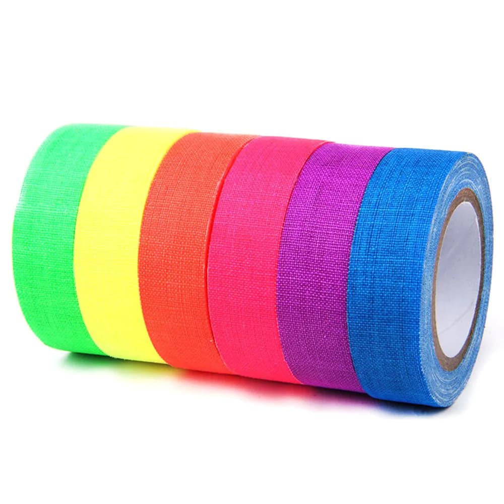 image-Fluorescent Cotton Tape High-gloss Luminous Light