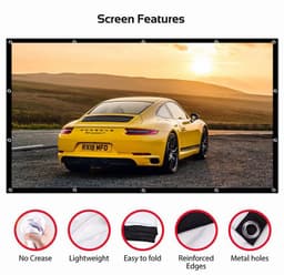 image-Projector Screen 100 inch Anti-light Screen