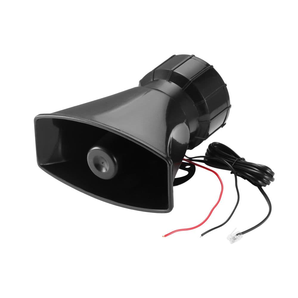 image-Car Alarm Horn 12V 100W 7 Siren Sounds Car Siren