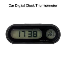 image-Car Digital Clock Temperature Gauge with LED