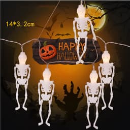 image-Halloween Decorative String Lights Skull