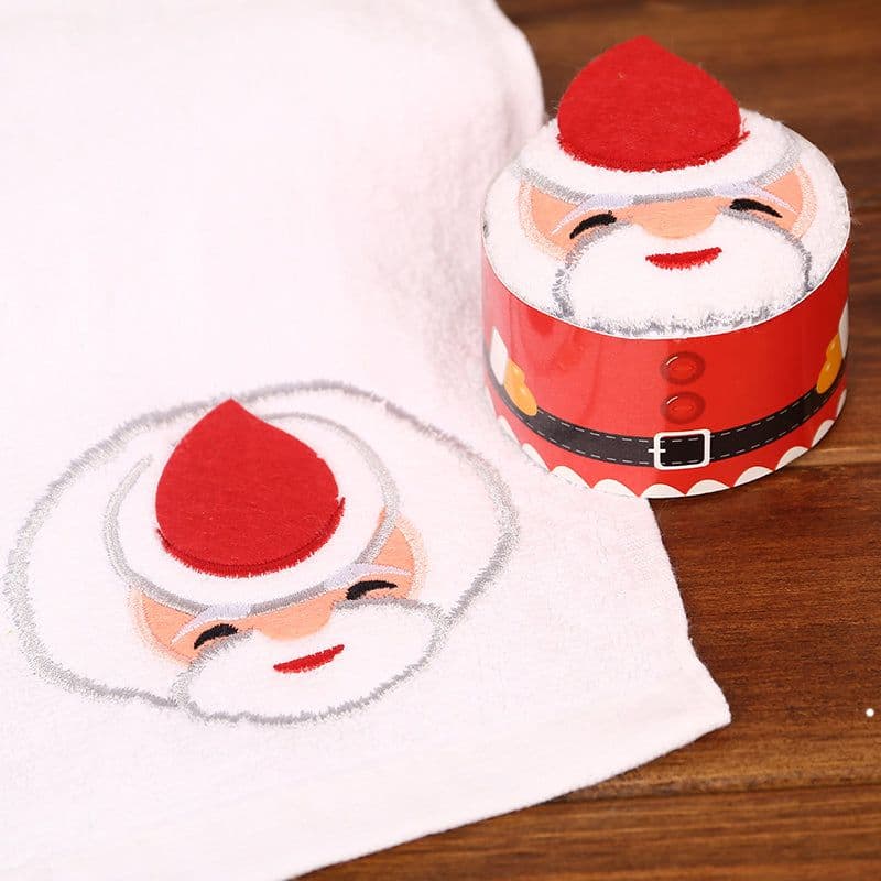 image-Christmas Gift Towel Decoration Santa Claus