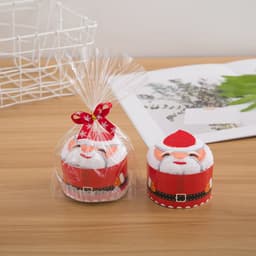 image-Christmas Gift Towel Decoration Santa Claus