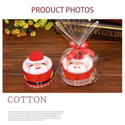 image-Christmas Gift Towel Decoration Santa Claus