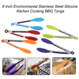 image-8 Inch Non-Slip Stainless Steel Food Clip