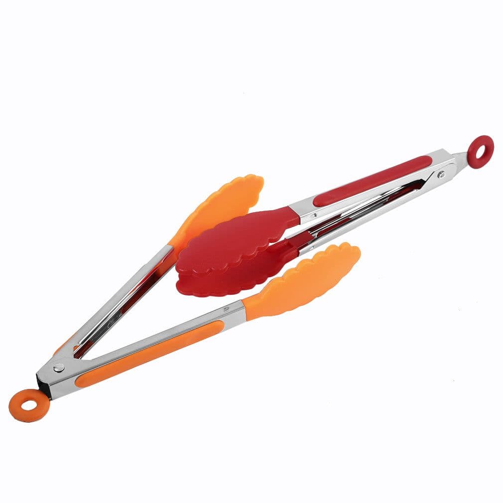 image-8 Inch Non-Slip Stainless Steel Food Clip