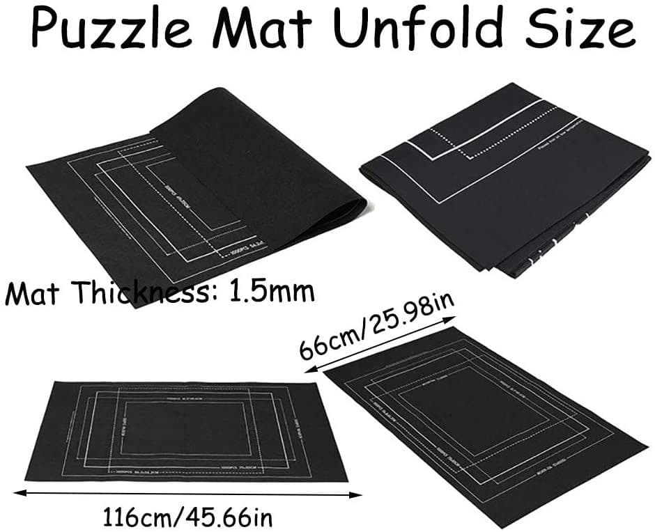 image-Jigsaw Puzzle Roll Up Mat for 500/1000/1500pcs
