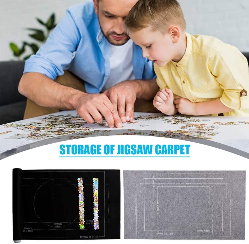 image-Jigsaw Puzzle Roll Up Mat for 500/1000/1500pcs