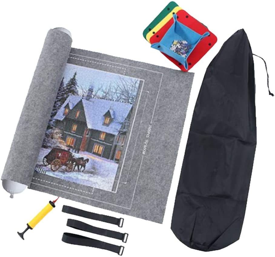 image-Jigsaw Puzzle Roll Up Mat for 500/1000/1500pcs