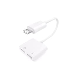 image-2 In 1 Dual Lightning Adapter Audio Charge Cable