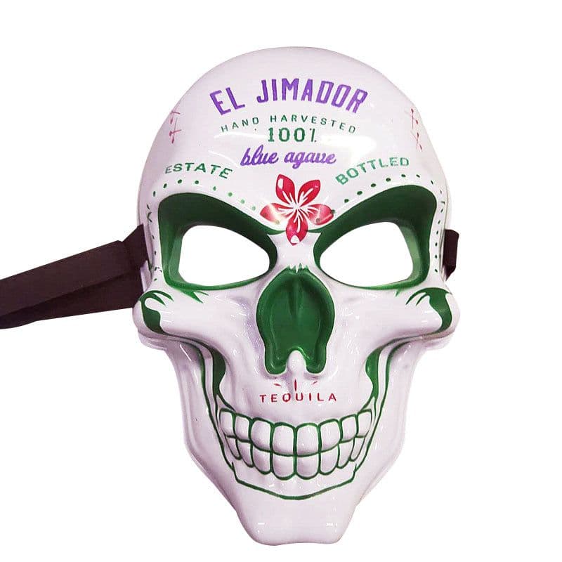 image-Halloween Scary Mas Skull Masks Green and White