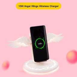 image-Qi Wireless Charger Angel Wings Fast Charger