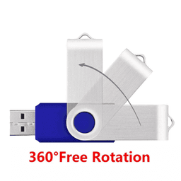 image-2pcs Promotional Swivel Pendrive USB flash drive 16GB -Black