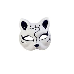 image-Fox Mask Tassels Bells Halloween Mask Model C