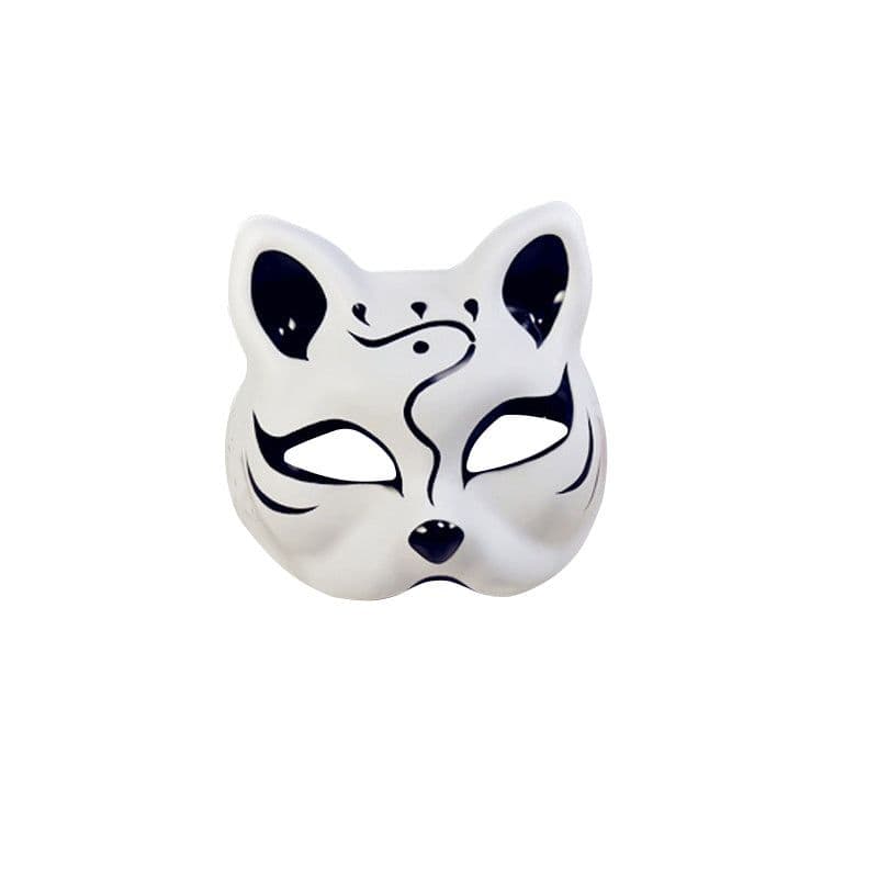 image-Fox Mask Tassels Bells Halloween Mask Model C