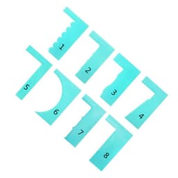 image-8pcs Cake Scraper Kit DIY Cake Baking Scraper