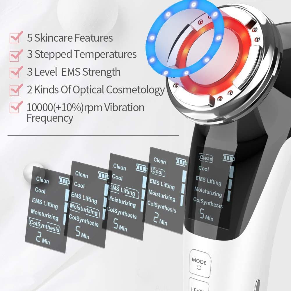 image-Cosmetic Ultrasonic Device Wrinkle Remover Face Care