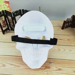 image-Halloween Scary Mask Festival Skull Masks Silver