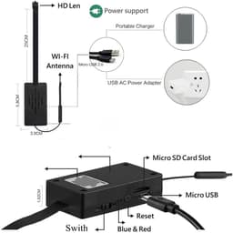 image-WiFi IP Mini Nanny Camera Module Home Security Camera Remote Control