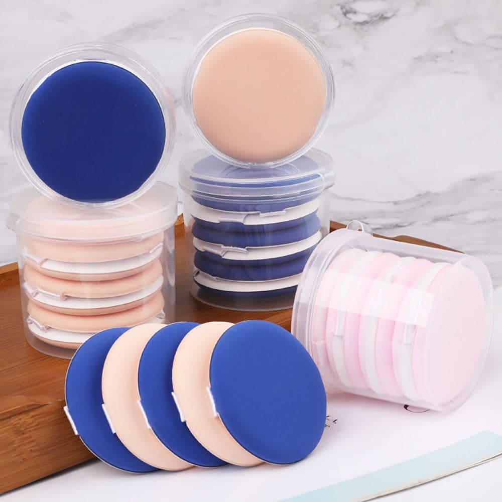image-10pcs Smooth Cosmetic Soft Wet and dry air cushion puff
