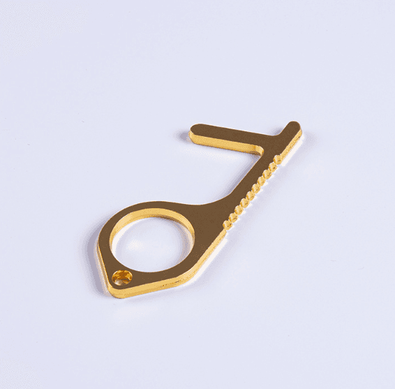 image-2PCS Portable Elevator Tool Antimicrobial Alloy EDC Door Opener