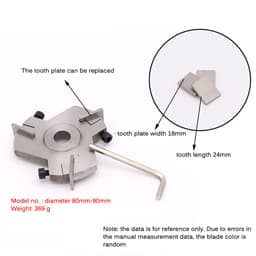 image-Woodworking Three-tooth Turbo Wood Milling Cutter