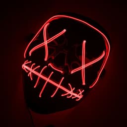 image-Halloween Masks Cosplay Mask Red Color