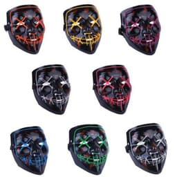 image-Halloween Masks Cosplay Mask Red Color