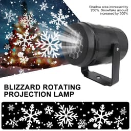 image-Christmas Snowflake LED Projector Lights Landscape