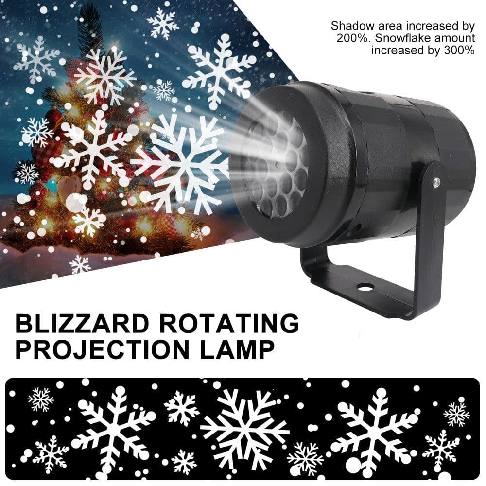image-Christmas Snowflake LED Projector Lights Landscape