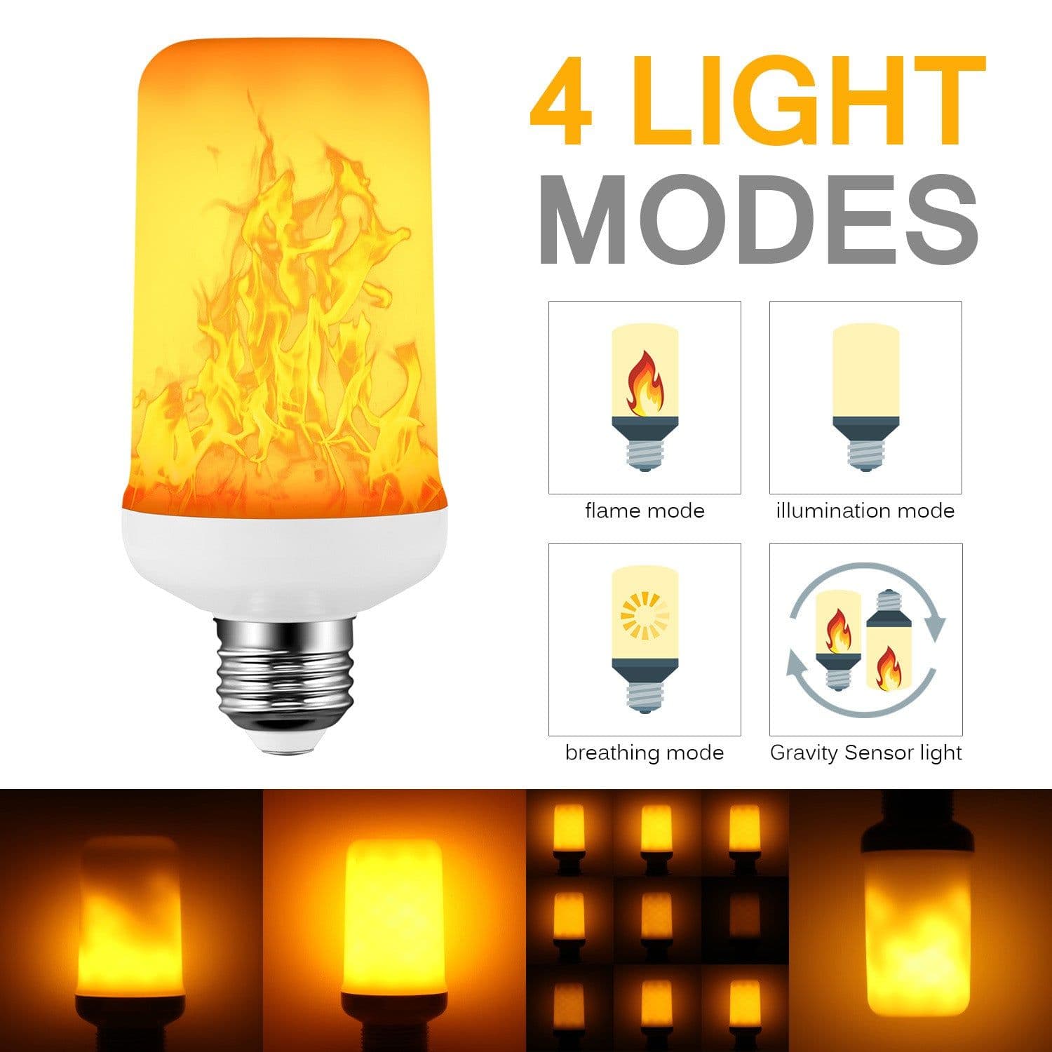 image-Portable LED Simulation Flame Light Bar Outdoor