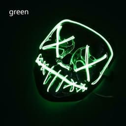 image-Halloween Masks Cosplay Mask Green Color