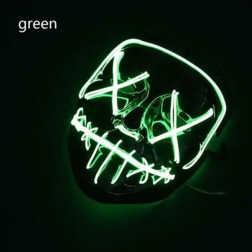 image-Halloween Masks Cosplay Mask Green Color