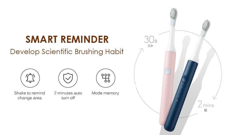 image-Rechargeable Waterproof Ultrasonic Electric Toothbrush for Xiaomi