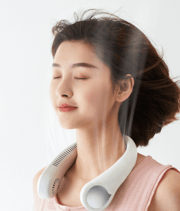 image-Summer Portable Mini Cooling Fan Rechargeable Bladeless Neck Fan