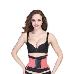 image-Women Body Shapers Waist Cincher Trimmer Pink XL