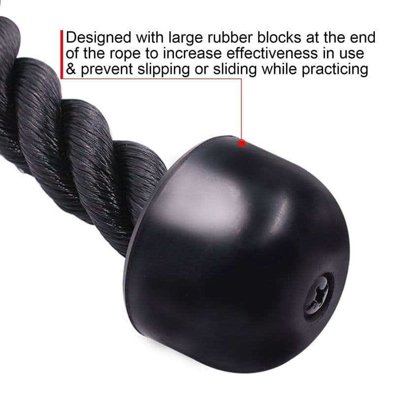 image-Single head Fitness Pull Rope Biceps Cord Cable
