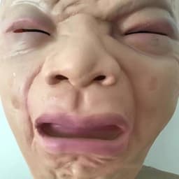 image-Latex Cry Baby Mask Halloween Mask