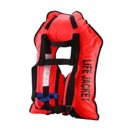 image-Life Jacket Survival Suit Red Color